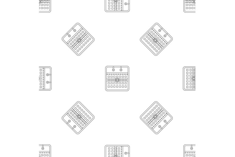 calendar-pattern-seamless-vector