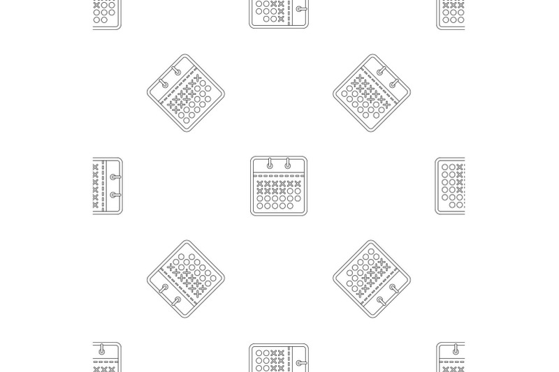 mark-calendar-pattern-seamless-vector