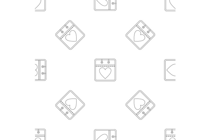 calendar-with-heart-pattern-seamless-vector