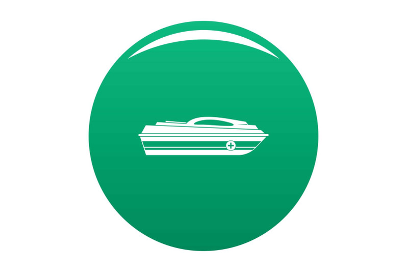 boat-icon-vector-green