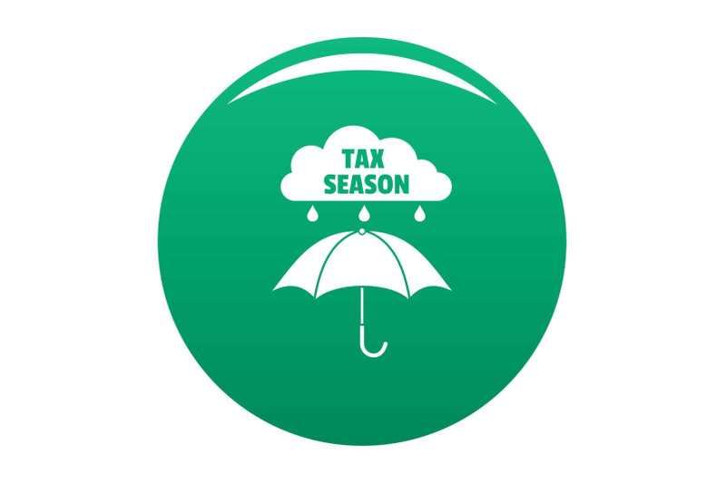 tax-season-icon-vector-green