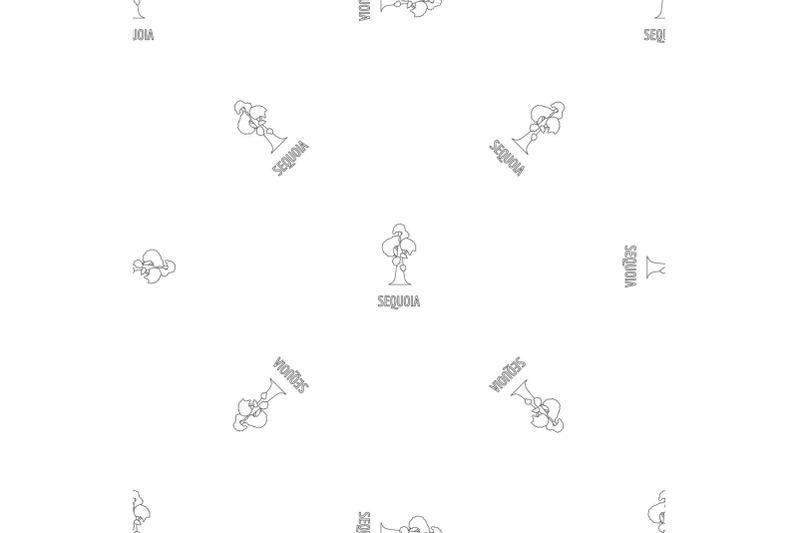 sequoia-pattern-seamless-vector