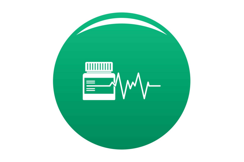 medicament-icon-vector-green