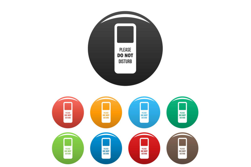 door-hanger-tag-icons-set-color