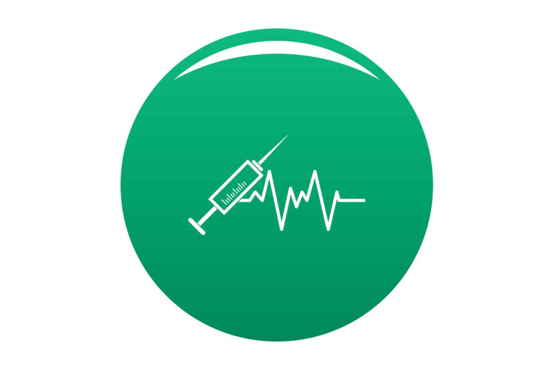 syringe-icon-vector-green