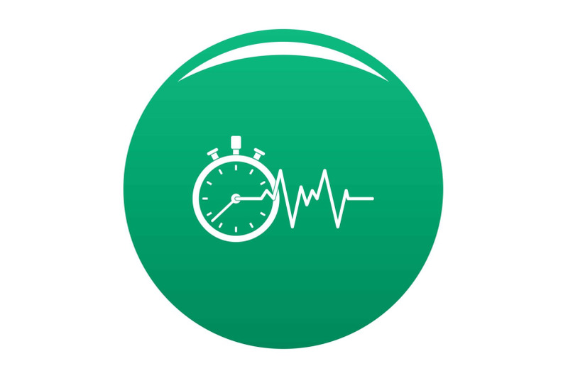 encephalogram-icon-vector-green