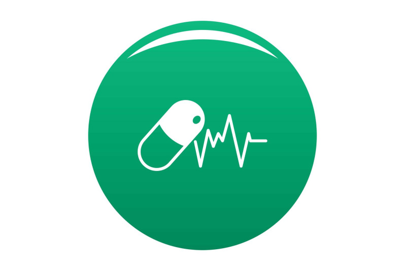 capsule-icon-vector-green