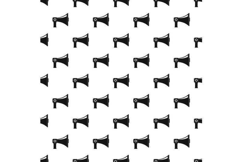 single-megaphone-pattern-seamless-vector