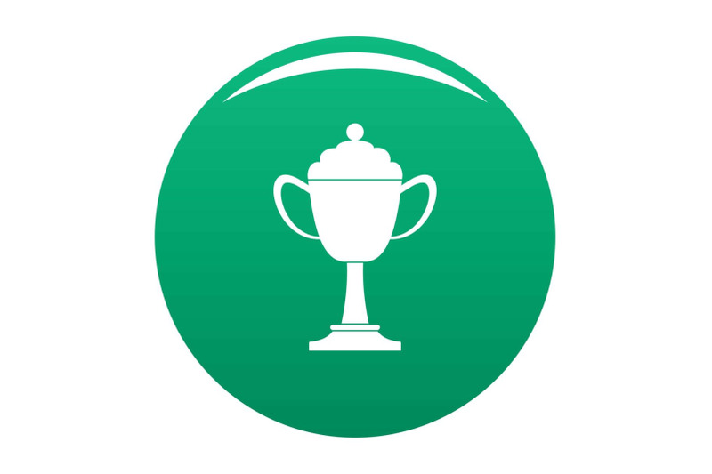 cup-award-icon-vector-green