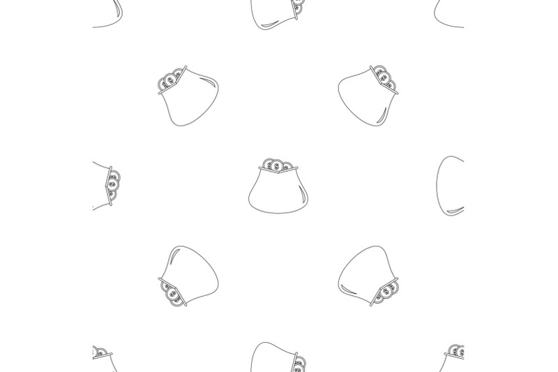 money-bag-pattern-seamless-vector