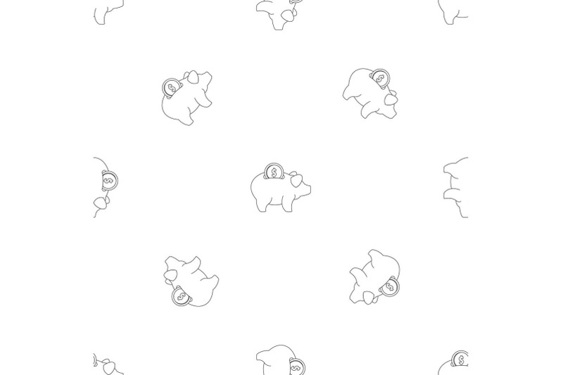 piggy-bank-pattern-seamless-vector