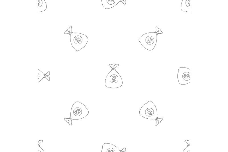 money-pattern-seamless-vector