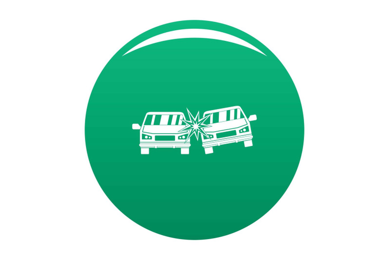 boom-car-icon-vector-green