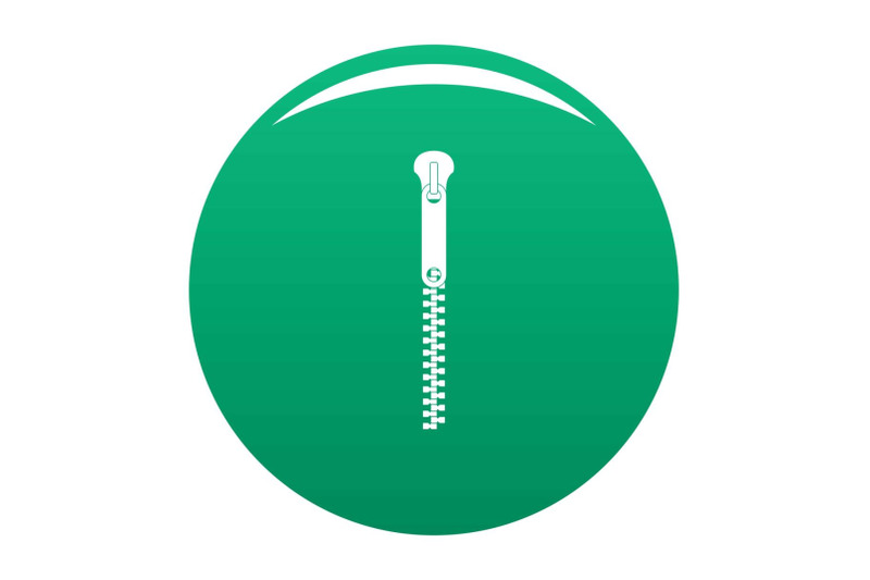 bag-zip-icon-vector-green