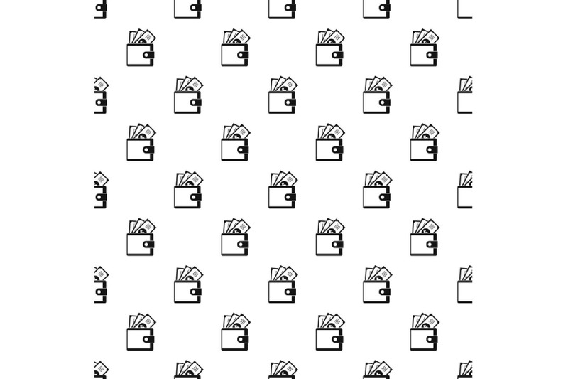 wallet-pattern-seamless-vector