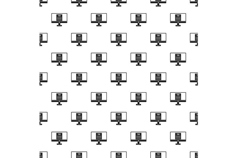 tax-by-computer-pattern-seamless-vector