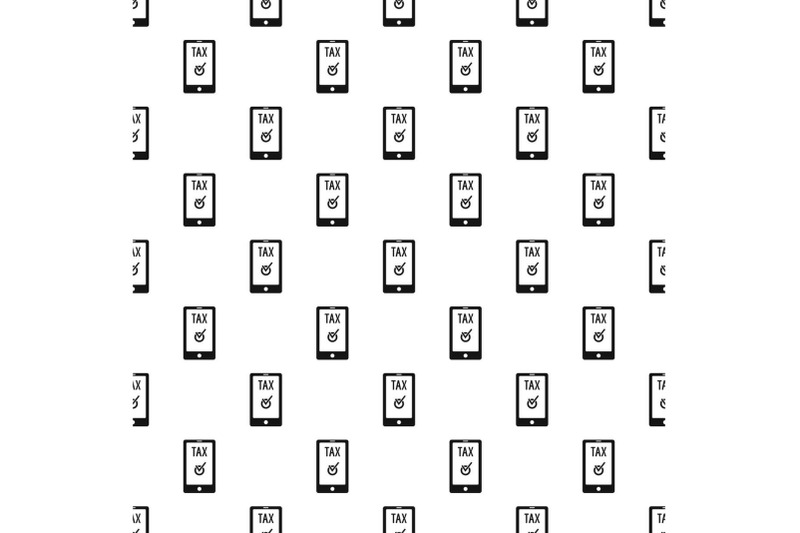 payment-tax-pattern-seamless-vector