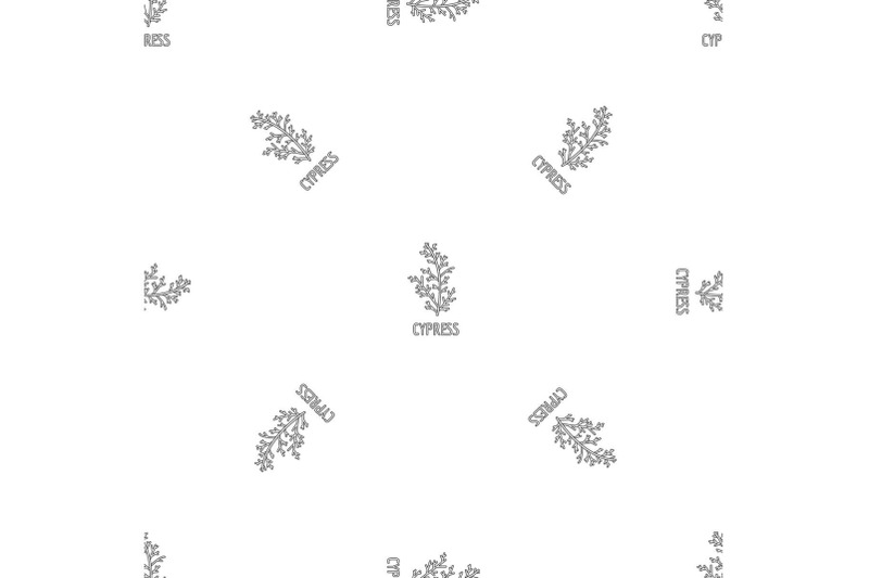 cypress-leaf-pattern-seamless-vector