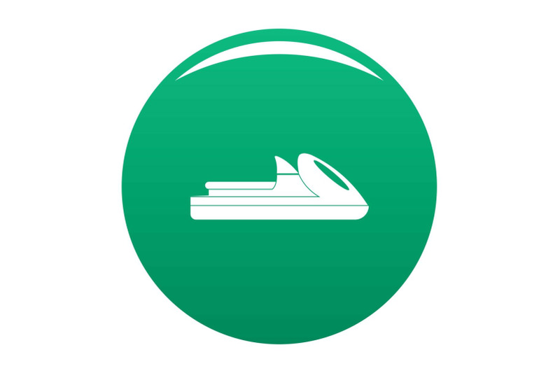 boat-icon-vector-green