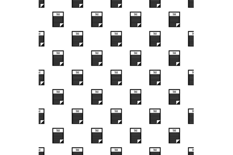 tax-sheet-pattern-seamless-vector