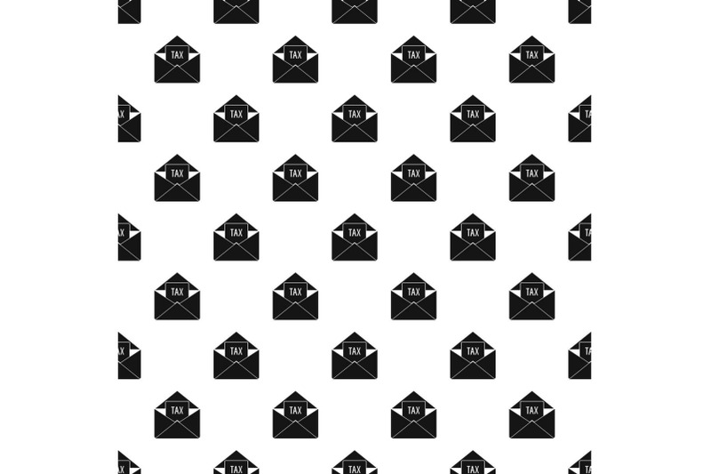 tax-email-pattern-seamless-vector