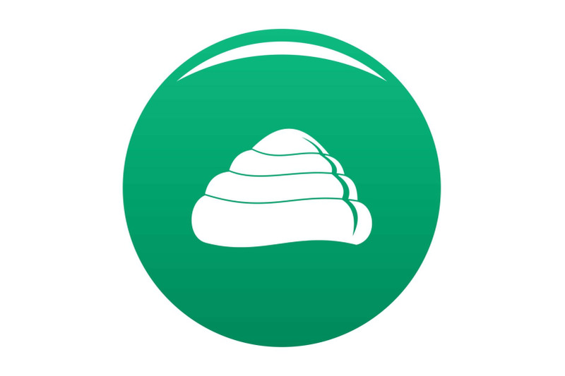 ocean-shell-icon-vector-green