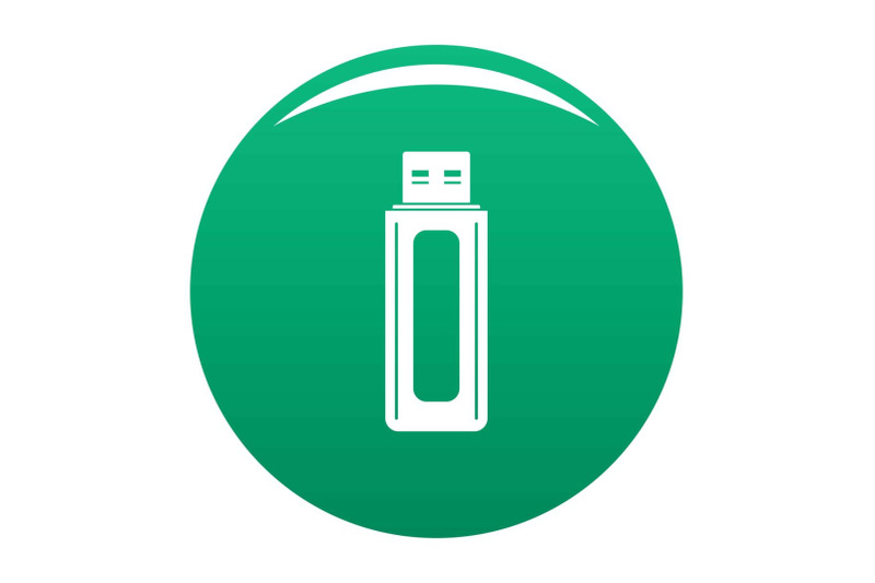 computer-equipment-icon-vector-green