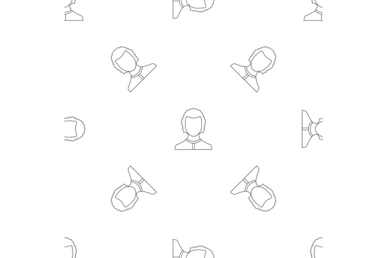 man-avatar-pattern-seamless-vector