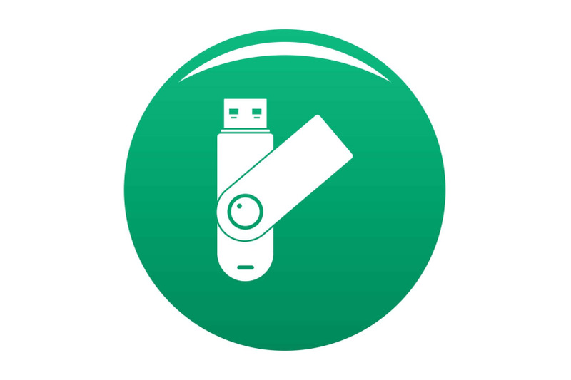 usb-device-icon-vector-green