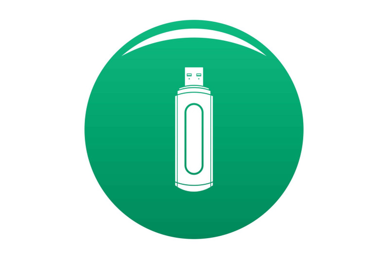 computer-flash-drive-icon-vector-green