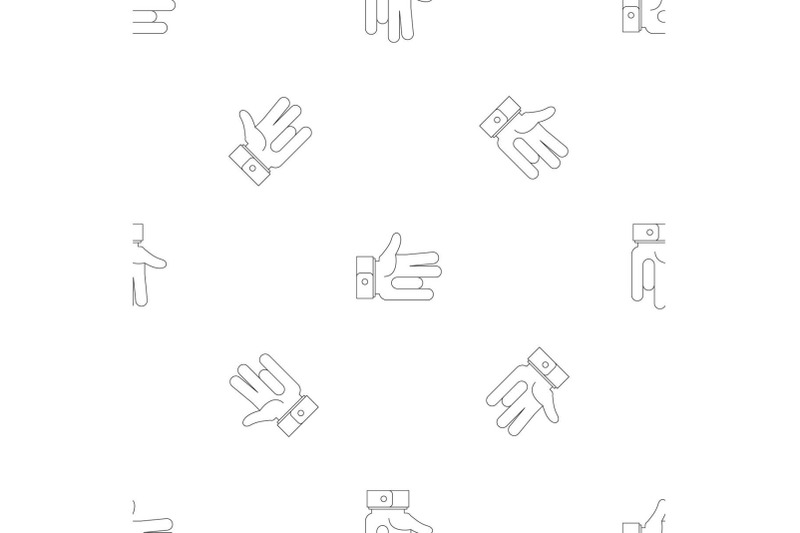 one-finger-pattern-seamless-vector