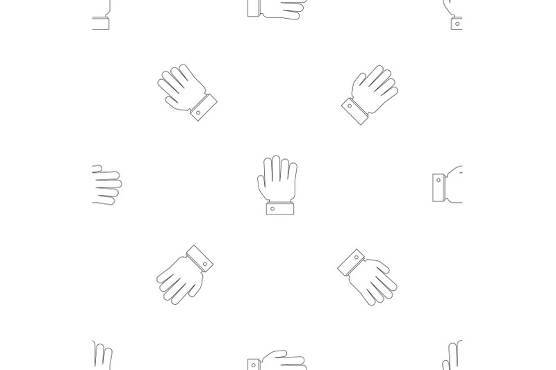 all-finger-pattern-seamless-vector