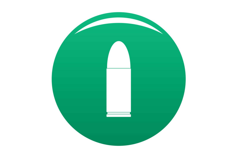 pistol-icon-vector-green