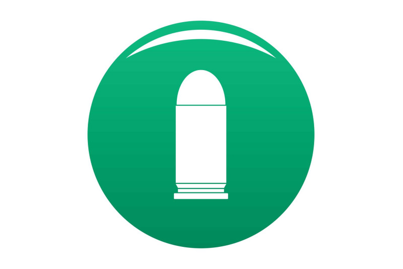 single-cartridge-icon-vector-green