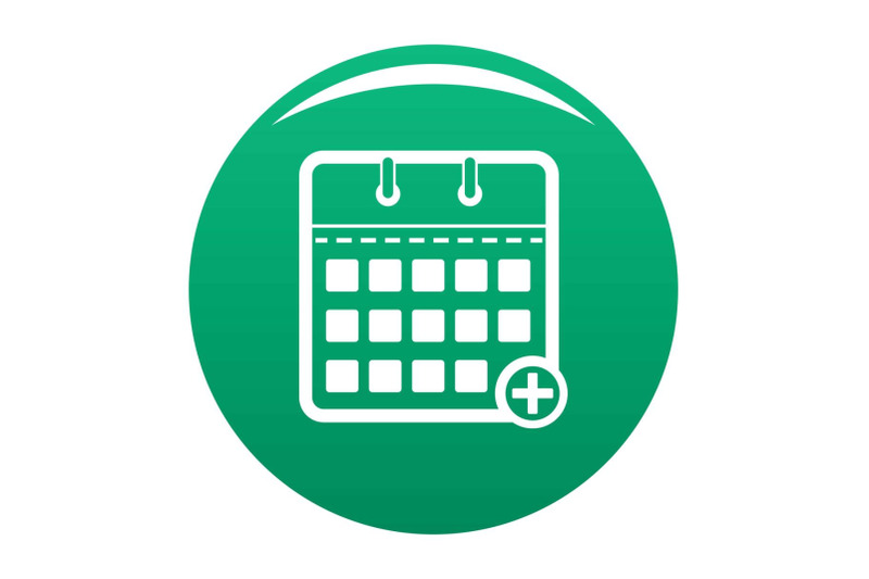 calendar-deadline-icon-vector-green