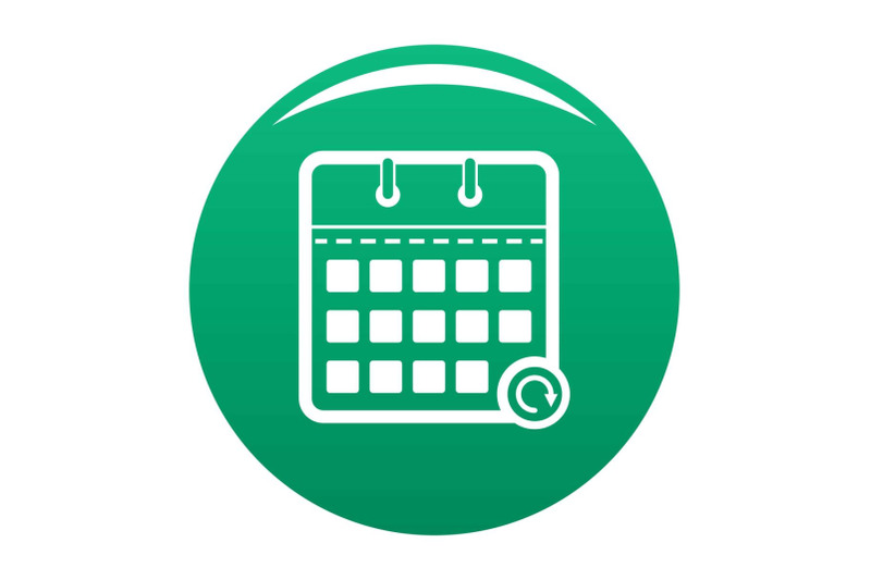 calendar-mobile-icon-vector-green