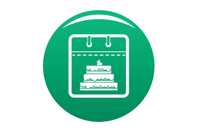 calendar-birthday-icon-vector-green