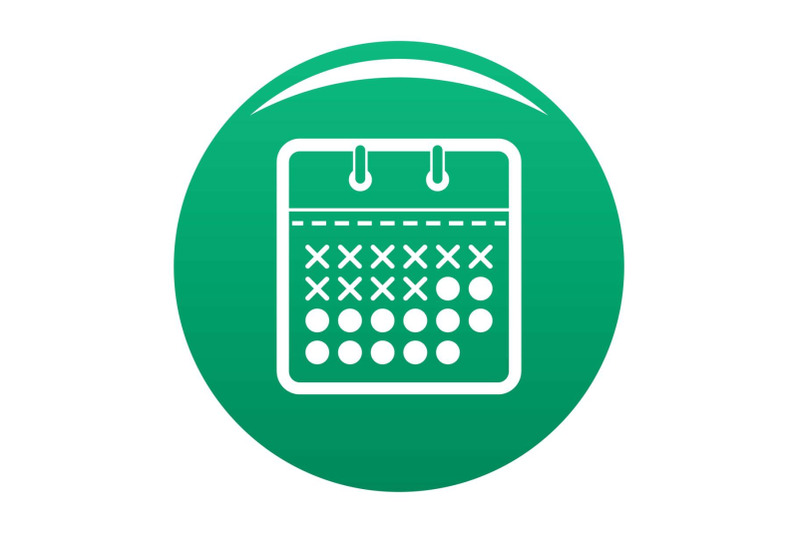 calendar-plan-icon-vector-green