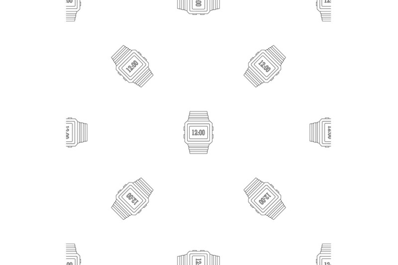 digital-watch-pattern-seamless-vector