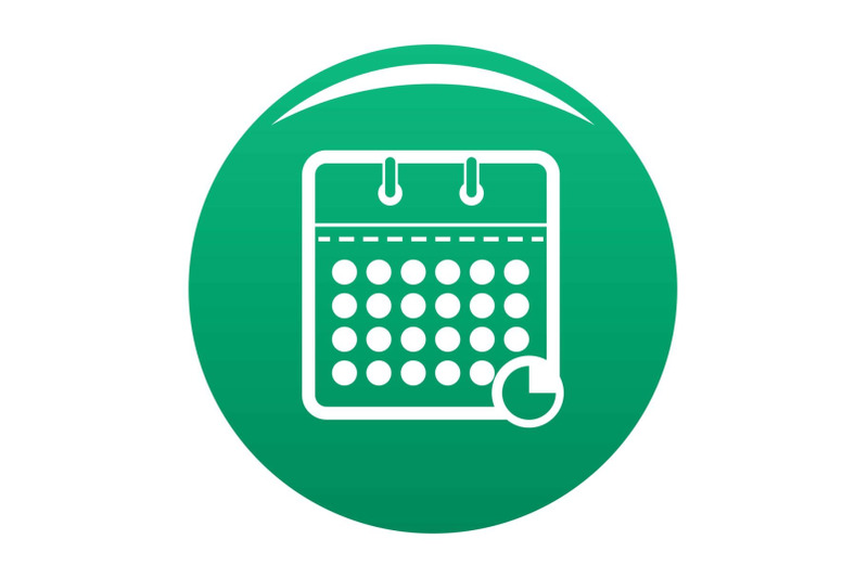 calendar-business-icon-vector-green