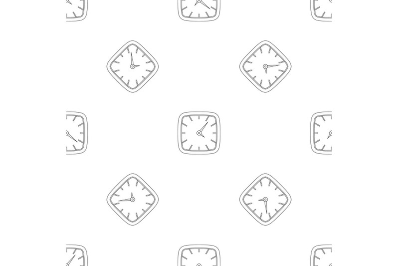 square-clock-pattern-seamless-vector