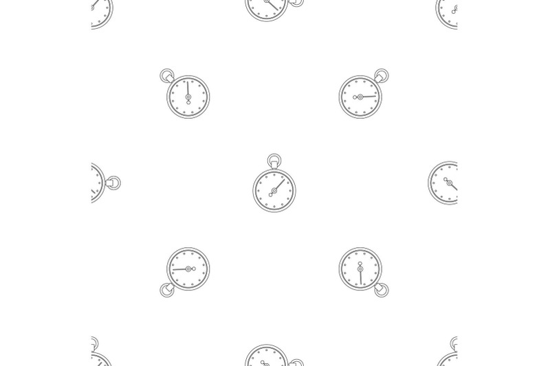 stopwatch-pattern-seamless-vector