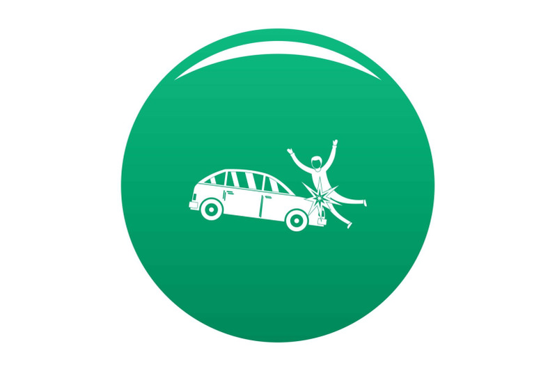 knock-down-icon-vector-green