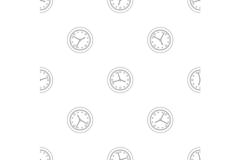 clock-face-pattern-seamless-vector