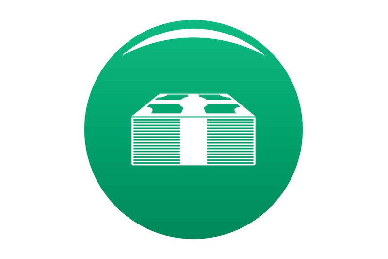 investment-money-icon-vector-green