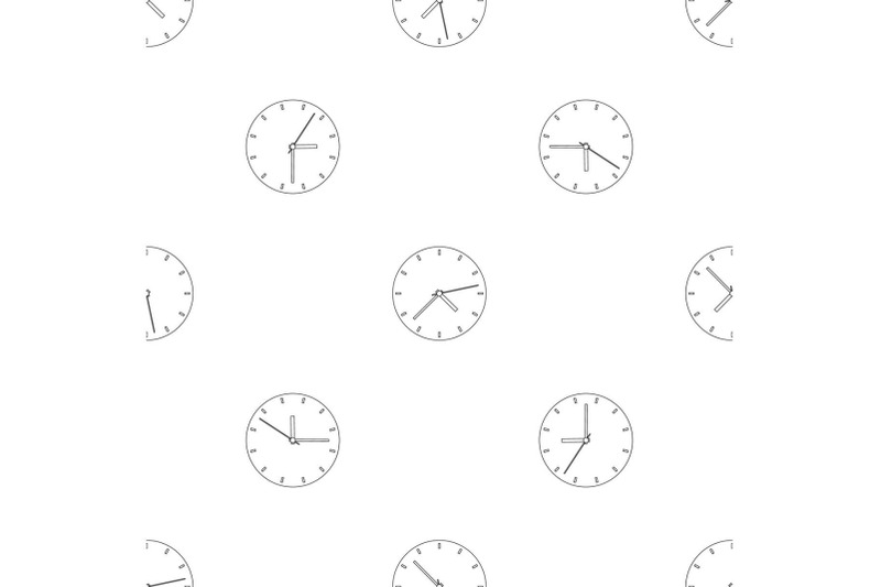 fine-clock-pattern-seamless-vector