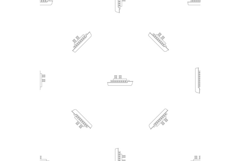 boat-pattern-seamless-vector