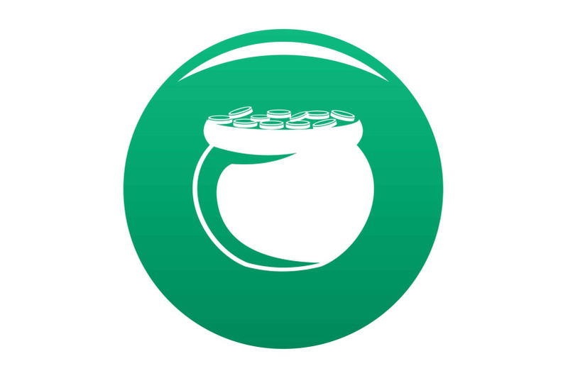 pot-coin-icon-vector-green