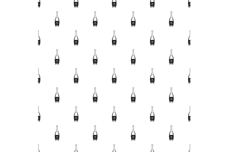 party-champagne-pattern-seamless-vector