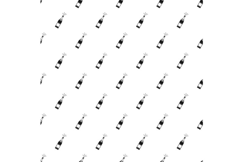 bottle-of-champagne-pattern-seamless-vector